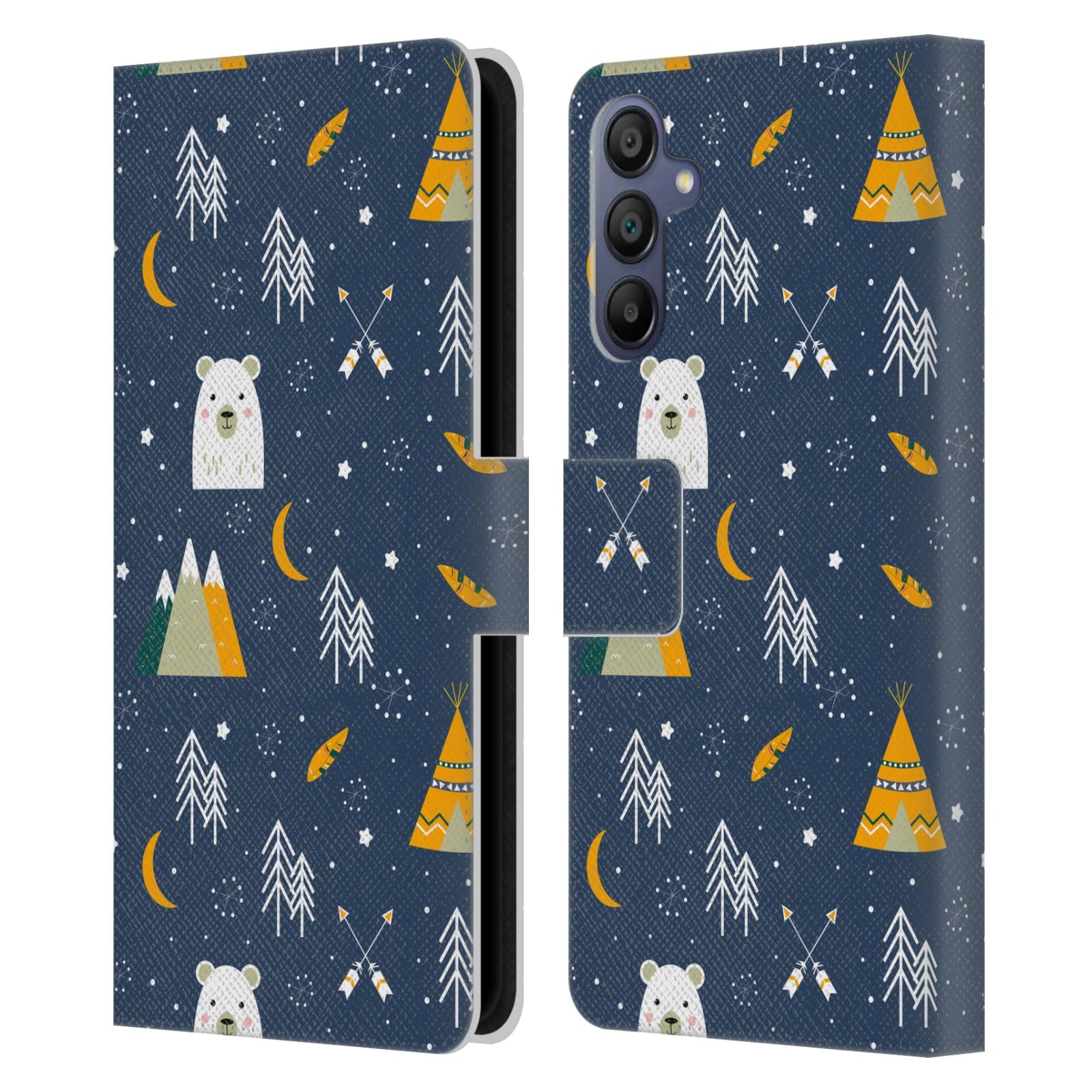 Funda Samsung Galaxy A15 tipo libro con tarjetero y cierre magnético 7