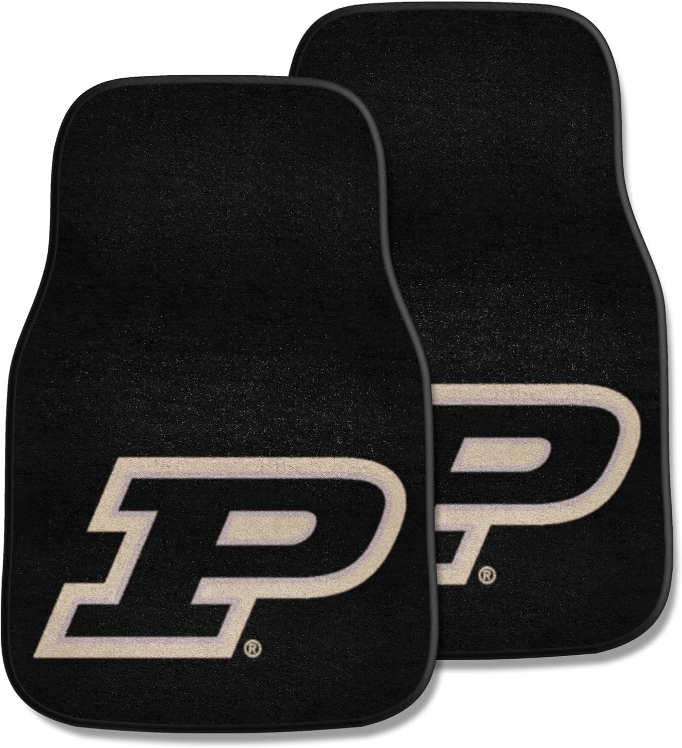 FANMATS NCAA Unisex-Adult Front Carpet Car Mat Set - 2 Pieces