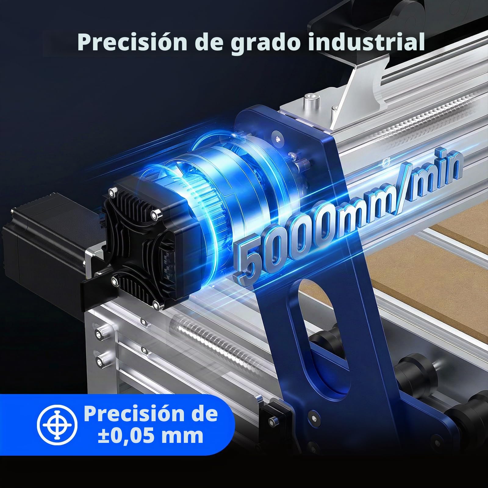 Máquina enrutadora CNC Genmitsu PROVerXL 4030 V2+Enrutador Compacto 710 W, máquina de grabado de 3 ejes actualizada con motor de circuito cerrado y tornillo de bola, 400 x 300 x 110 mm