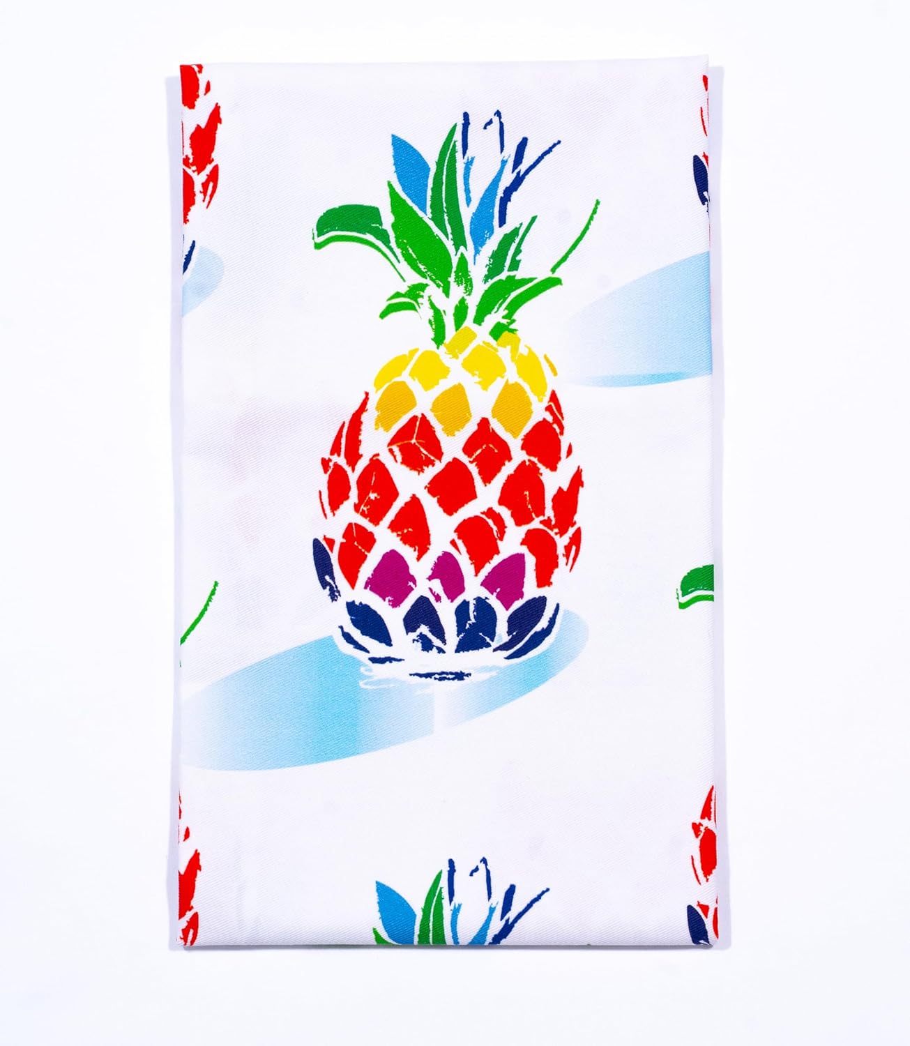 Multicolor Variety Pack of 1, 2 or 4 - Vibrant and Colorful Pineapple Kitchen Towels/Tea Towel Pineapple Pride, Lilt, Isle of Palms Orange & Palm Blue Designs