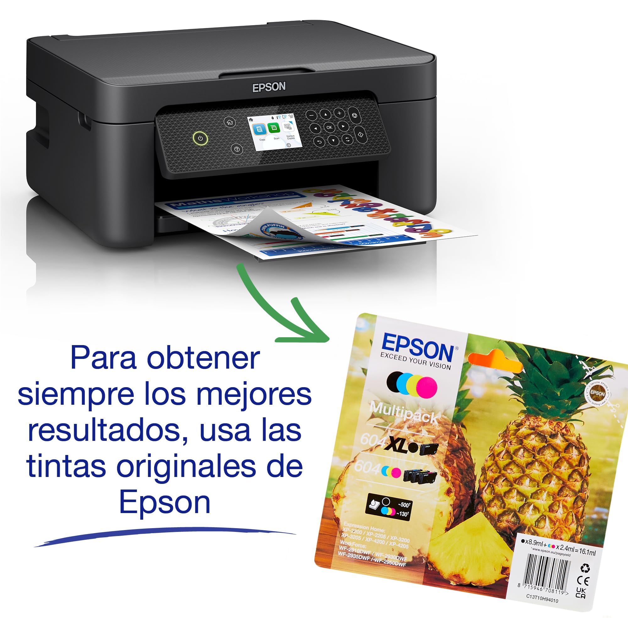 Epson Impresora de inyección de Tinta multifunción Expression XP-4200 A4 con conectividad inalámbrica y 3 Meses Gratis de suscripción ReadyPrint Flex*