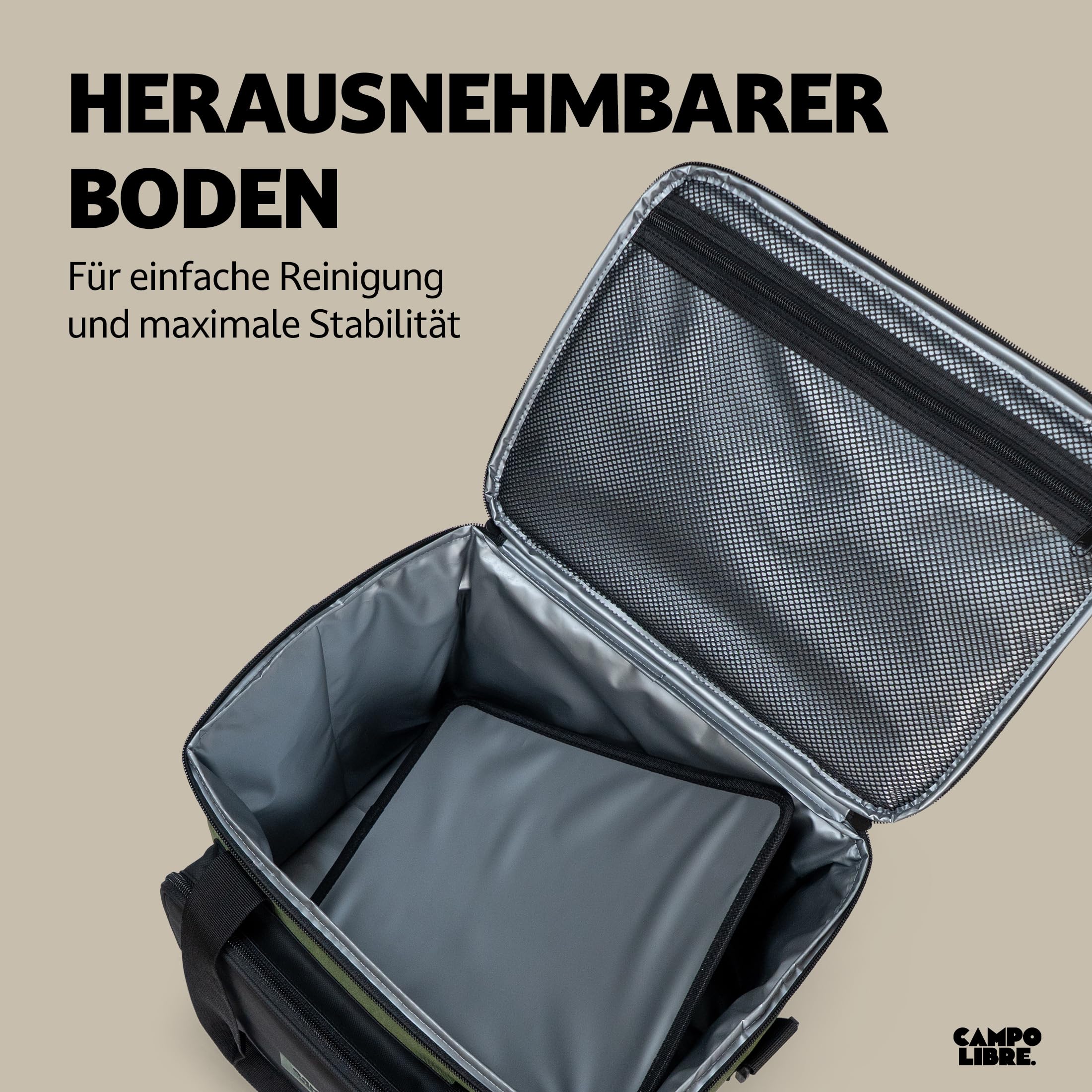 Campo Libre.® Hulk I Premium Camping Kühltasche 30l & 20l I Kühltasche klein mit Wasserdichten Reißverschlüssen I unsere Kühltaschen sind faltbar I hochqualitative Thermotasche in beliebter Größe