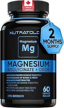 Magnesium Bisglycinate & Oxide – Muscle Relaxation & Sleep Support Capsules