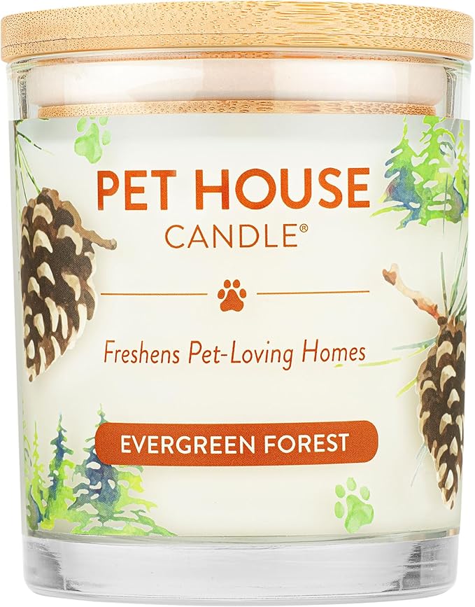 One Fur All Pet House Candle Evergreen Forest 100