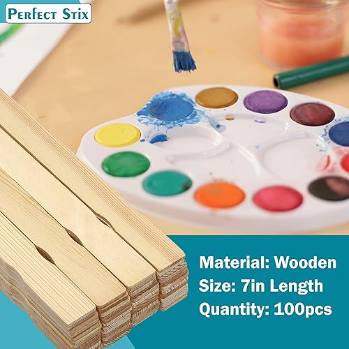 Miniatura 12 de Perfect Stix - PAINT12-100 - Palillos agitadores de madera de 12 pulgadas de longitud (paquete de 100)