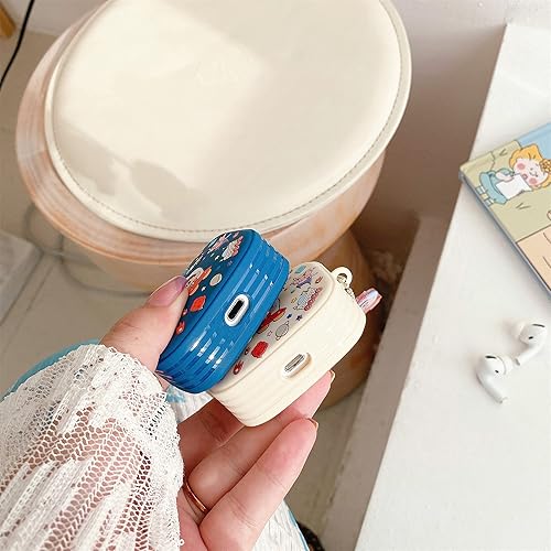 Miniatura 4 de Funda de TPU suave de dibujos animados con dije para Apple AirPods Pro AirPodsPro 2019 Modelo Crayon Shin-chan Color Azul Espacio Exterior Anime