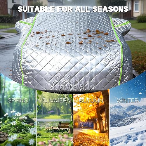 Full Car Cover for Outside Storage For Ford Kuga 2024-2026, Anti-Hail Waterproof All Weather Full Exterior Automobiles Indoor/Outdoor Snow Rain Dust UV Protection Q25 - 7
