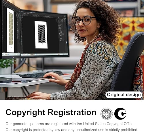 Miniatura 9 de ONASAR Alfombras para sala de estar, dormitorio, 5 x 8 pulgadas, lavable, esponjosa, blanca y beige, geométrica, bohemia, suave, alfombra de piso