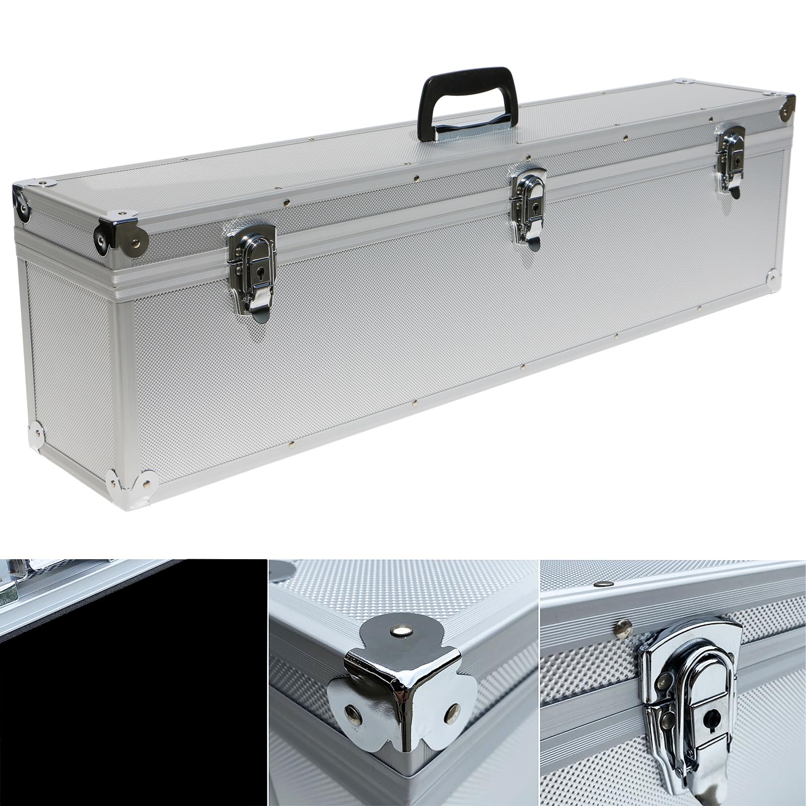Alu Lang-Koffer Silber Deckel abnehmbar (LxBxH) 1100 x 155 x 230 mm Transportbox