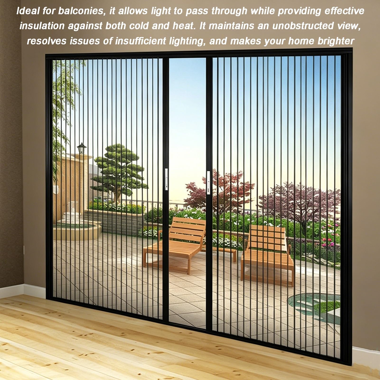 Porte Accordéon D'intérieur, Acrylique Transparent Panneau Effet Cristal Porte Pliante, Portes D'entrée Chambre À Coucher Balcon Patio Camping-Car Portes Coulissantes