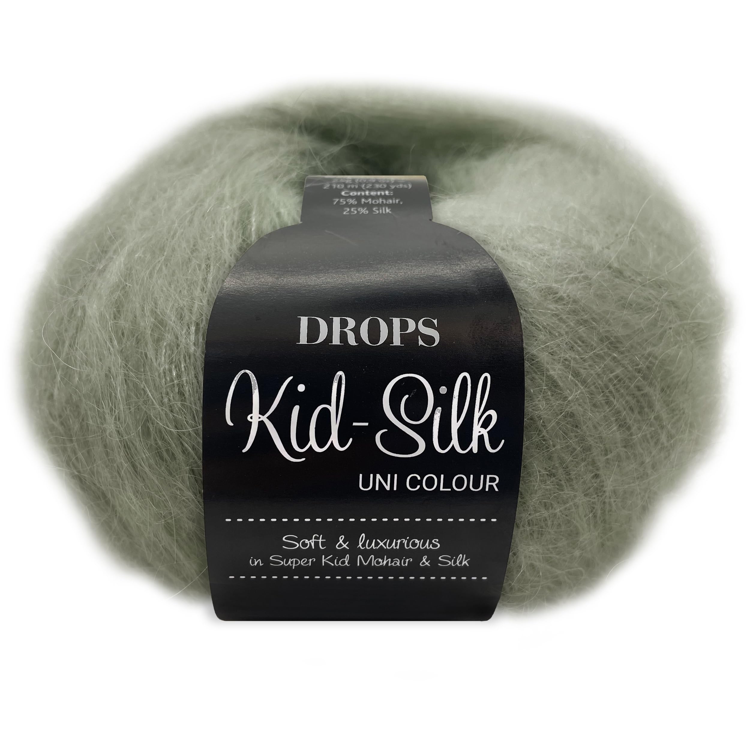 Filato Mohair Seta Frida's Wollhaus Drops - Soffice, 25g, 210m, Ago 3.5mm | Per Lavori A Maglia - Foto 4