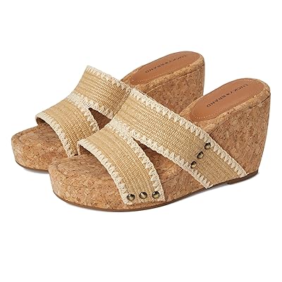 Lucky Brand Vickta Woven Band Cork Wedge Sandals Women