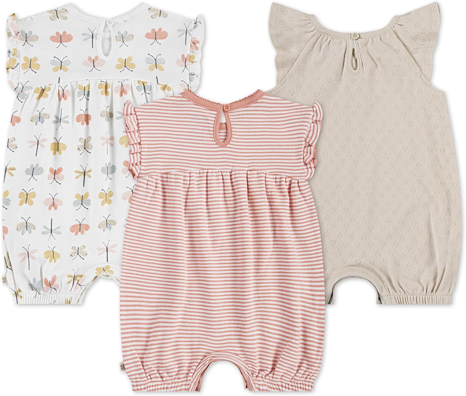 HUGGIES unisex-baby Multi-pack Short Sleeve Romper - Image 2