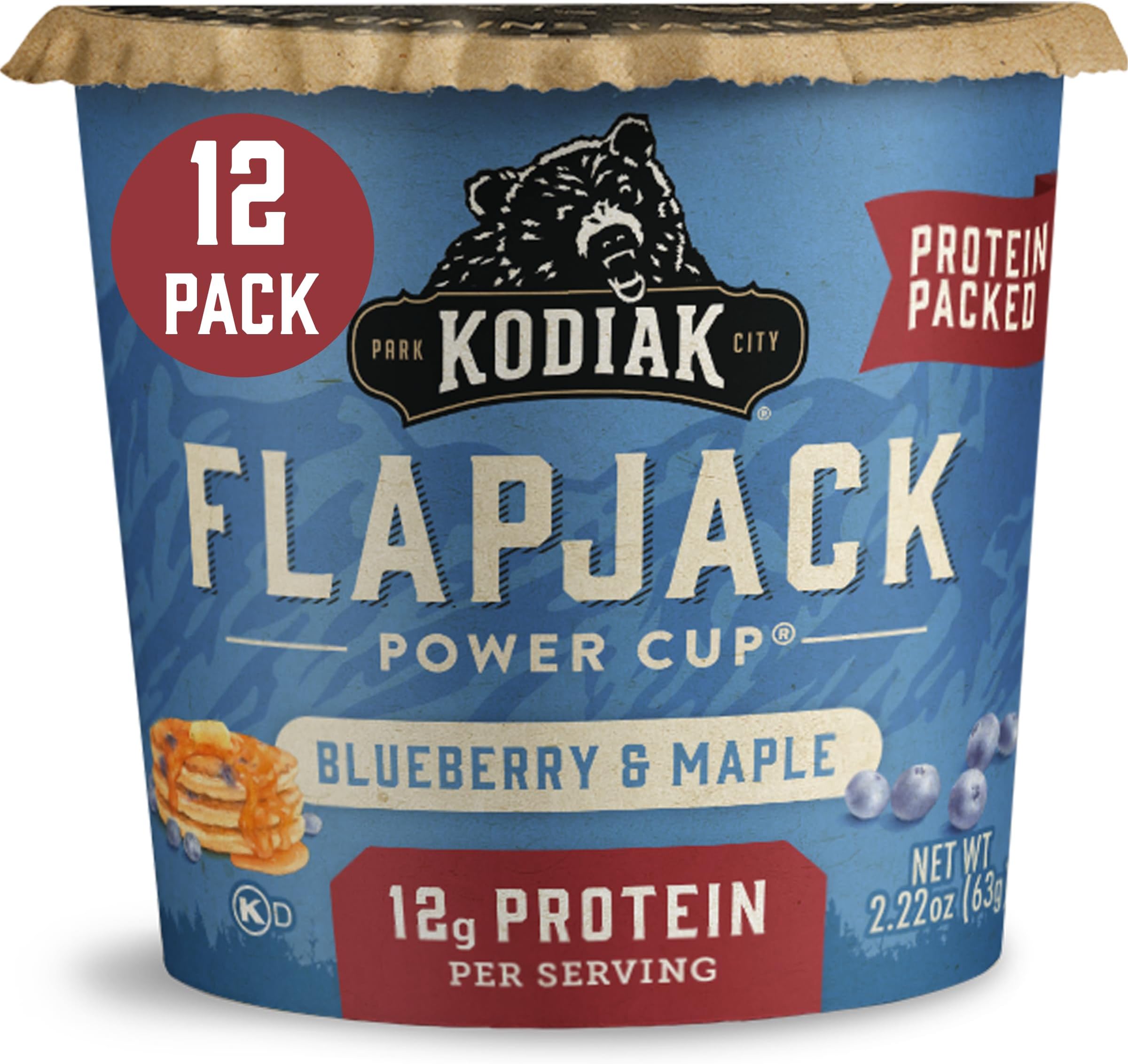 Pancake On the Go, Blueberry and Maple, 2.16 Ounce (Pack of 12)