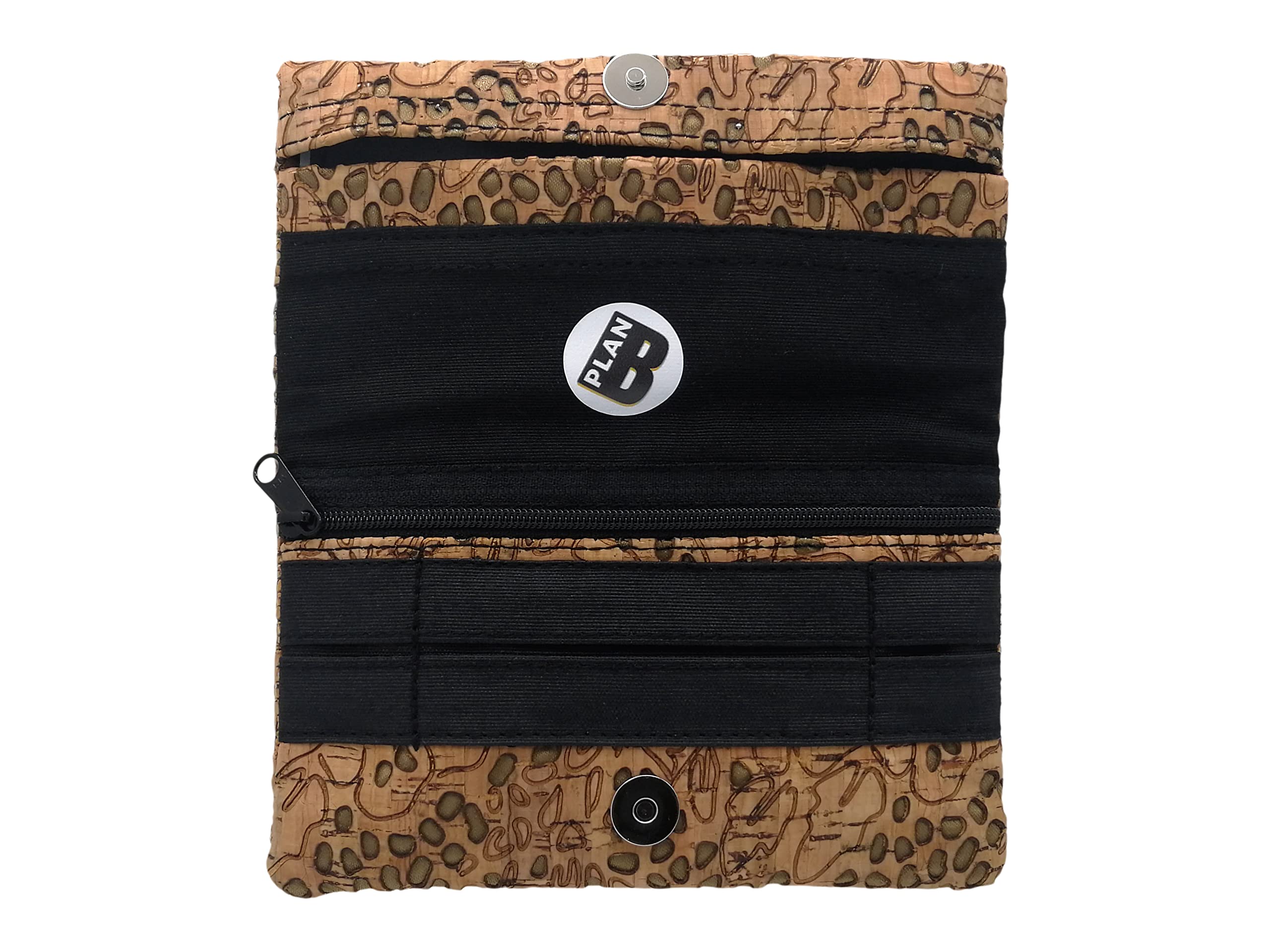 Plan B, Portasigarette Tabacco Trinciato, Yolo Baco, 16 x 8.5 cm, 50 g, con Borsa in Gomma EVA, Sughero Marrone