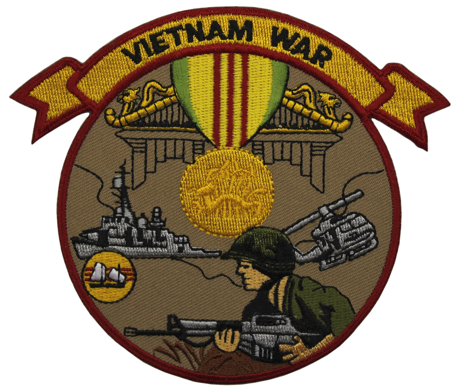 vietnam war  ピンバッチ Amazon.com: Vietnam War Patch Full Color : Clothing, Shoes