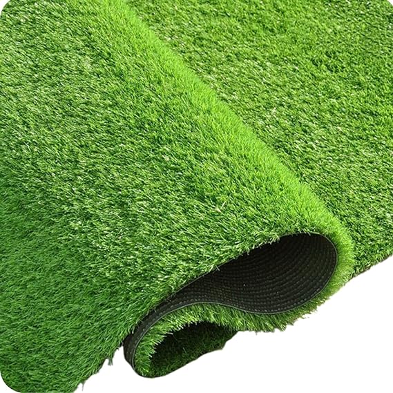 Buy Yellow Weaves 35 MM Artificial Grass Mat for Balcony/Green Lawn