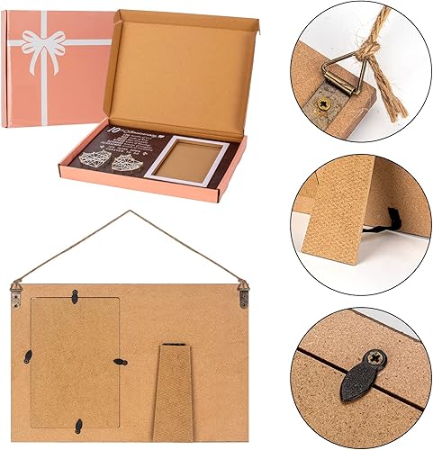 Miniatura 6 de Regalos de boda para parejas, marco de fotos de aniversario para él o ella, marco de clip de 13 aniversario, regalos para pareja 13 aniversario,