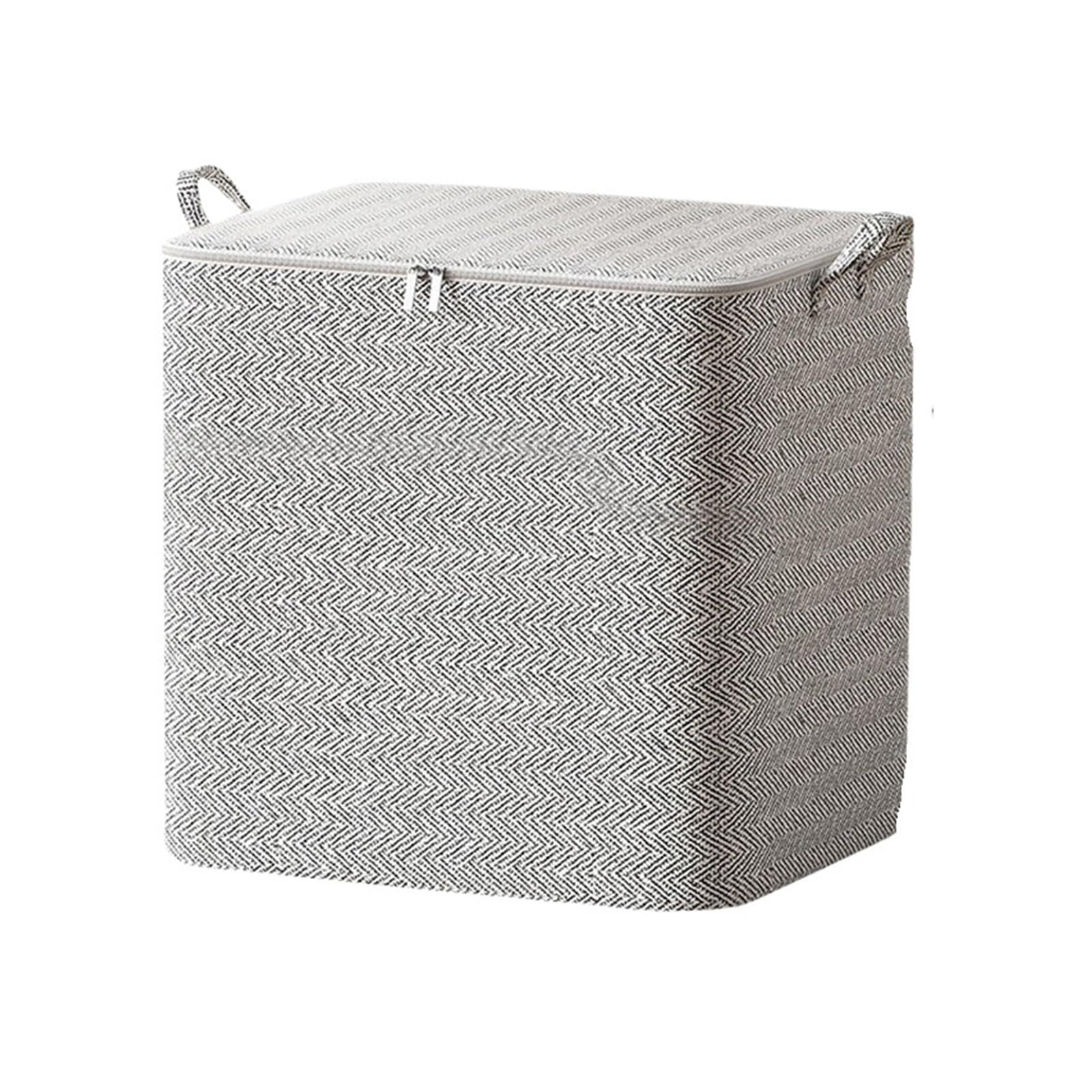 DSFIHJO Fabric Storage Boxes Folding Storage Boxes Cloth Storage Bags Storage Bags For Clothes(M)