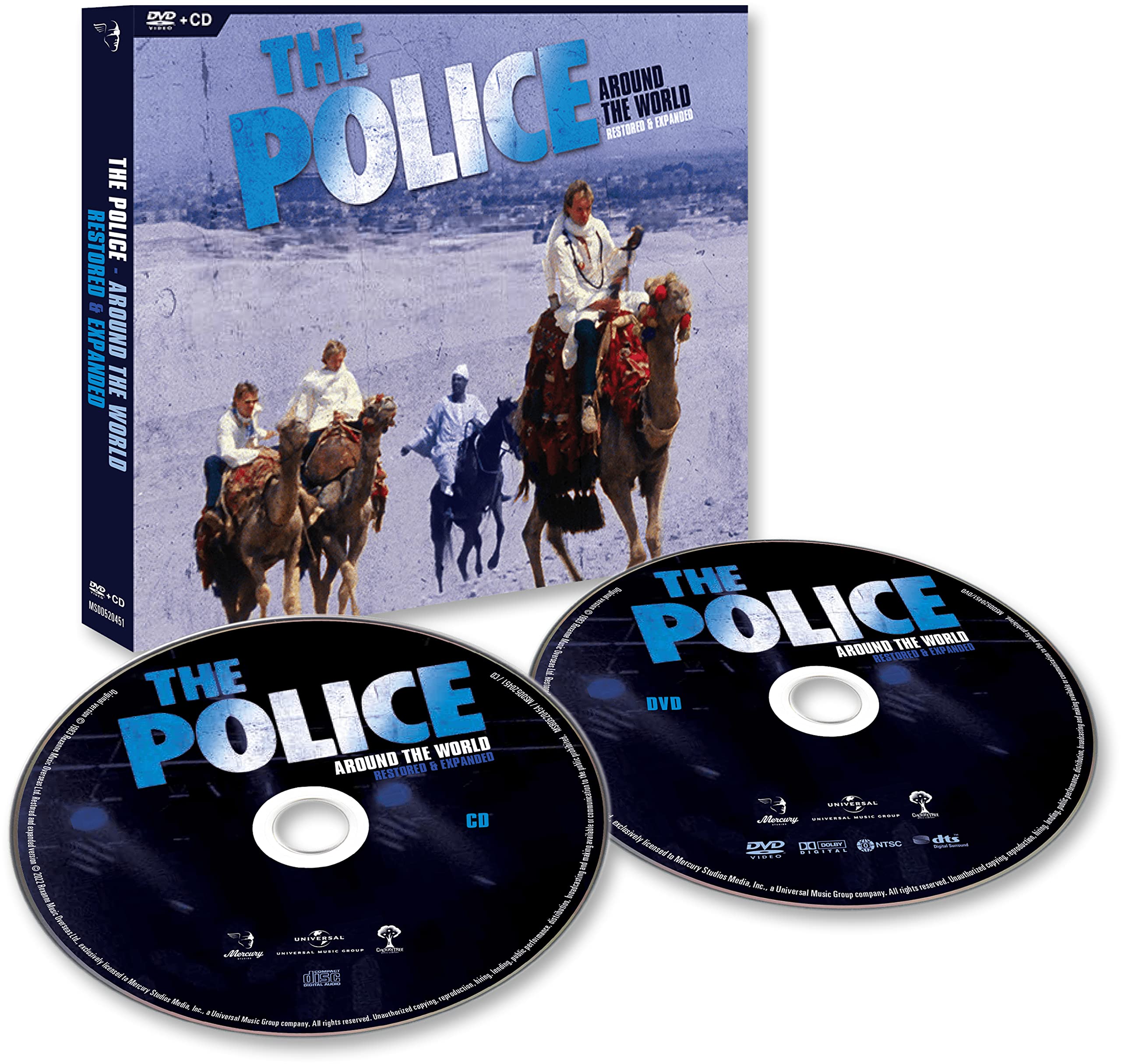 The Police Live From Around The World, 1980 - 2 Disc Set - CD DVD New & Sealed