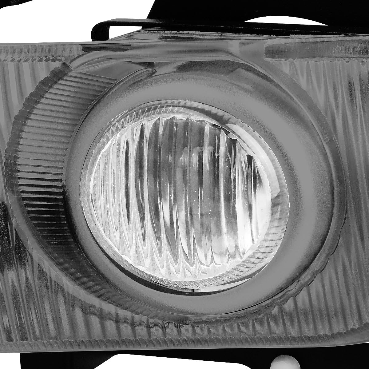 Auto Dynasty Fog Lights Assembly Compatible with 1992-1995 Honda Civic Sedan, Fog Lamp Replacement with Switch and Wiring Harness, Driver Passenger Side, Clear Lens