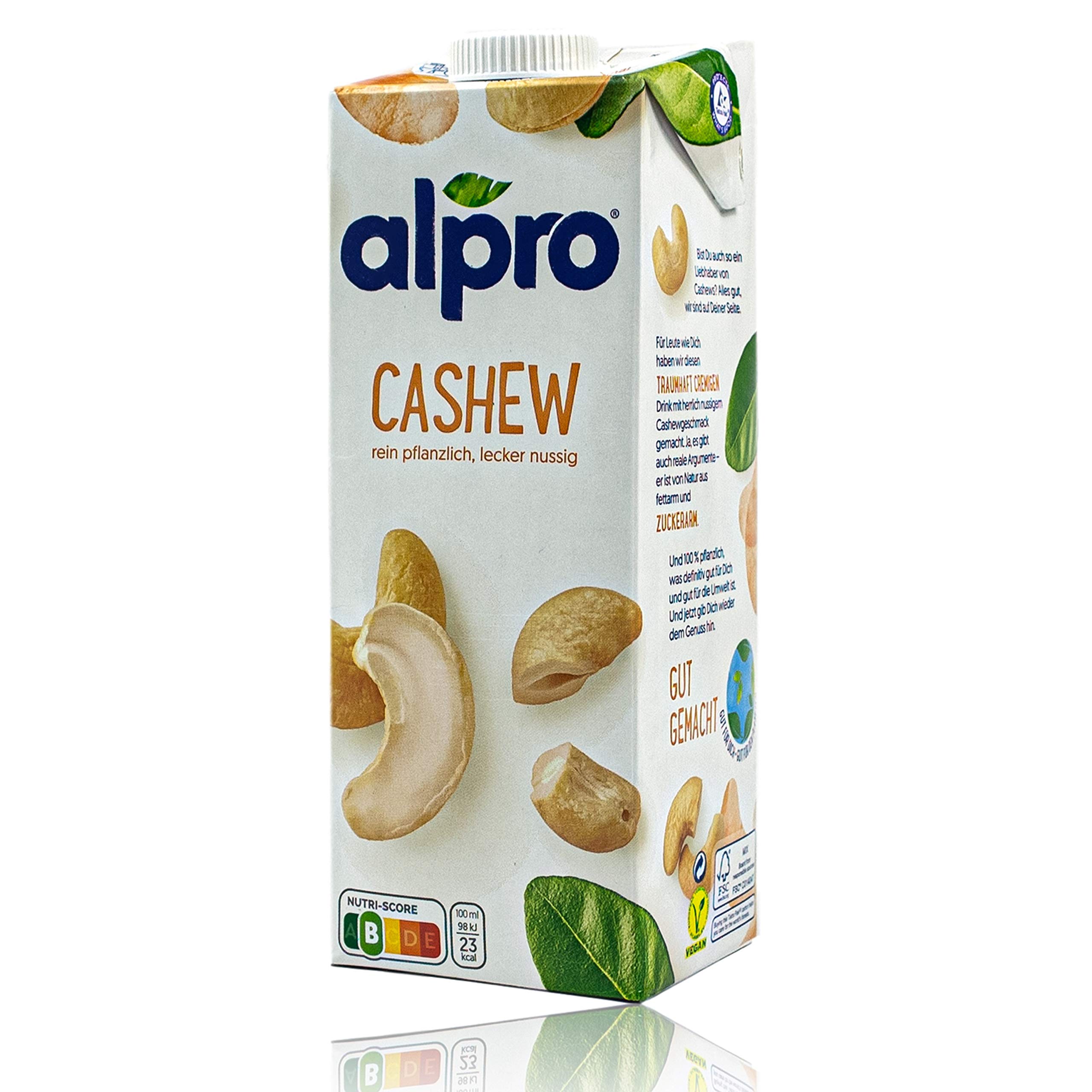 Alpro Cashew Drink Original 1 Liter 10er Pack pflanzlich
