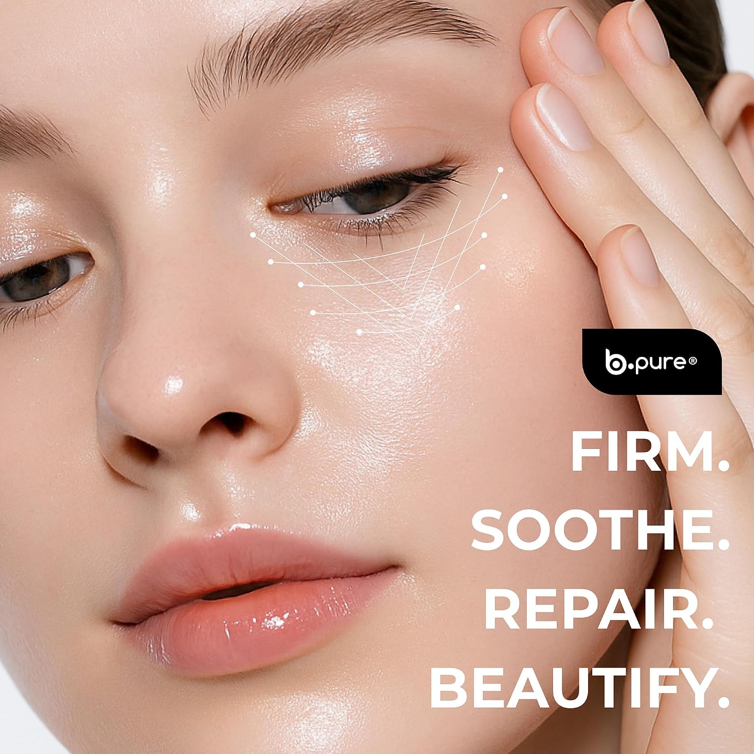 b.pure Collagen Under Eye Serum Roller, Smooth & Plump, 0.5 oz, 3-Pack