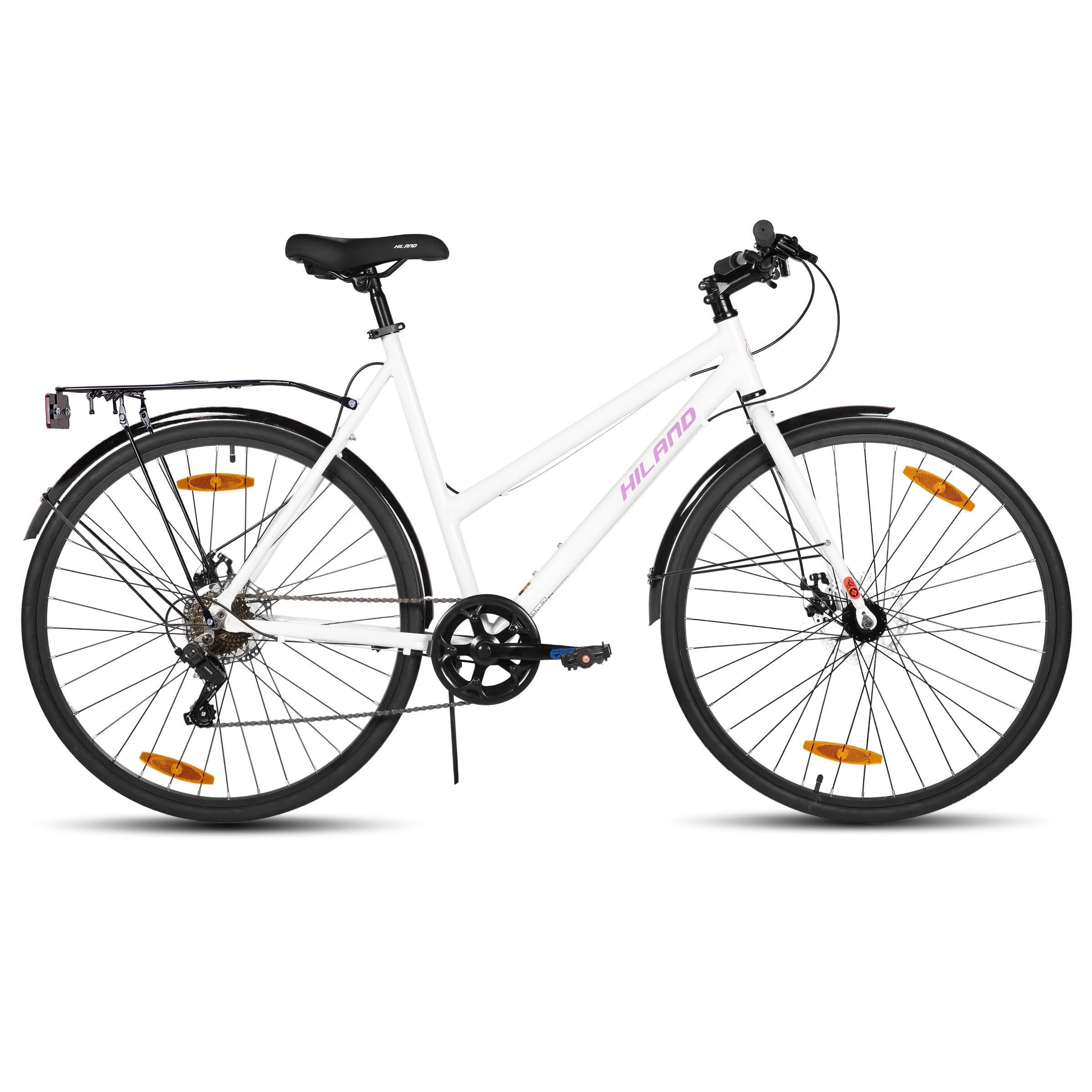 Amazon | HILAND 自転車 クロスバイク 700x32cタイヤ シマノ製7段変速