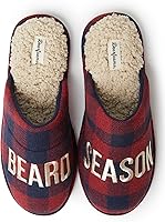 Vista 1 de Dearfoams Pantuflas divertidas y feas de Navidad para hombre