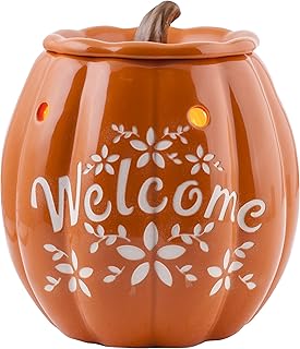 Scentsationals Autumn Collection - Scented Wax Warmer - Thankful Season Wax Cube Melter & Burner - Electric Fall Fragrance Home Air Freshener Thanksgiving Gift (Welcome Fall)