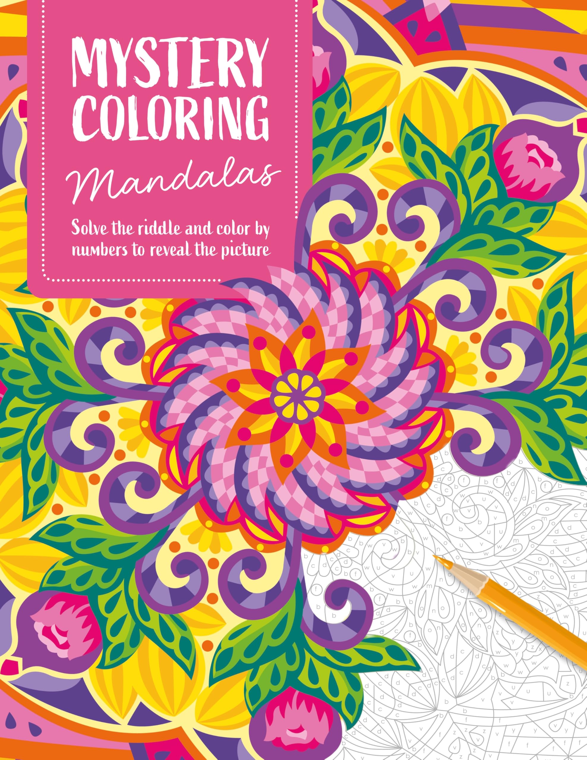 Mystery Coloring Mandalas by David & Charles Publishing (Paperback Book)