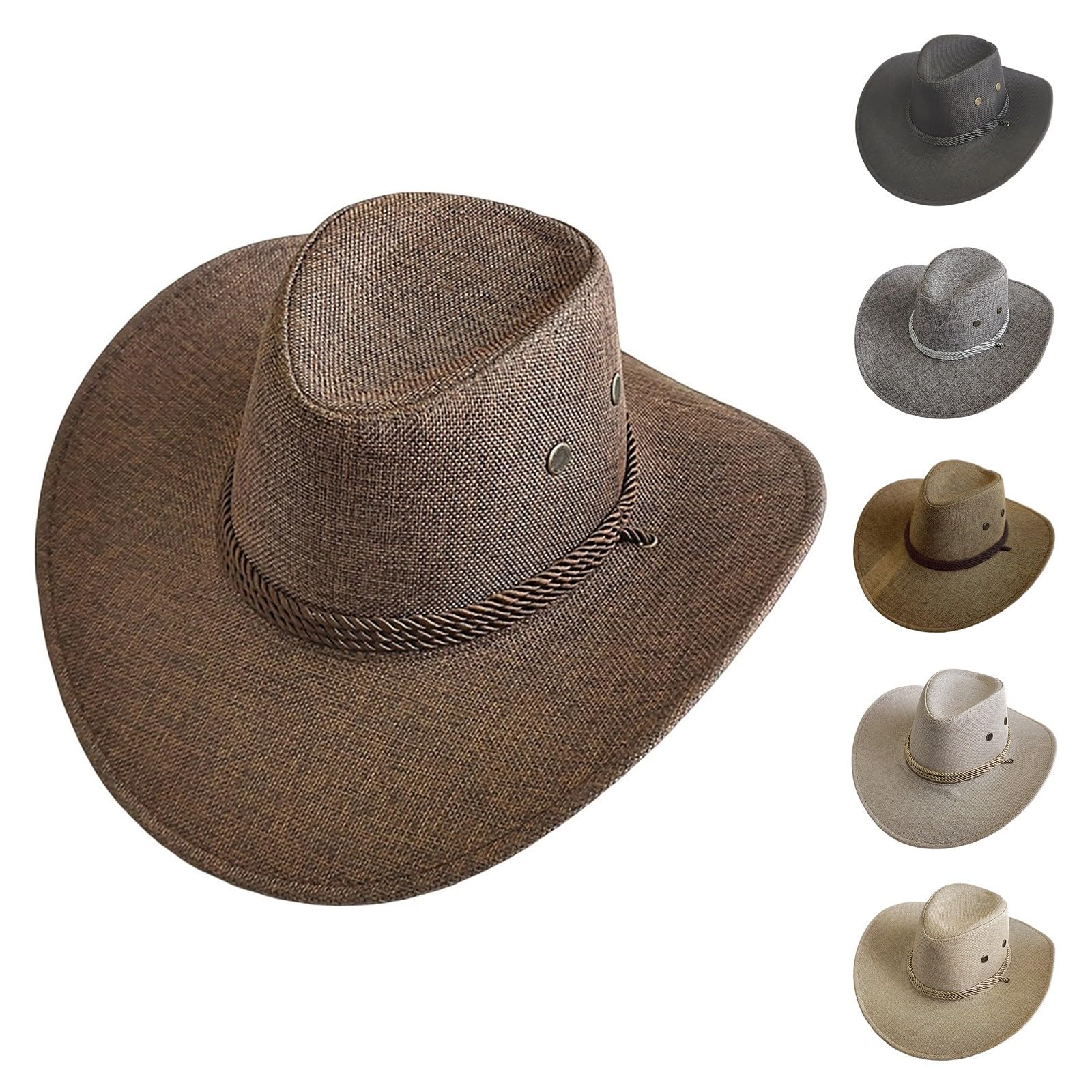 Sombrero de paja para mujeres y hombres, sombreros de sol de ala ancha, gorra de vaquero de verano, transpirable, sombrero de playa de ala grande, sombrero de paja de verano, sombreros de