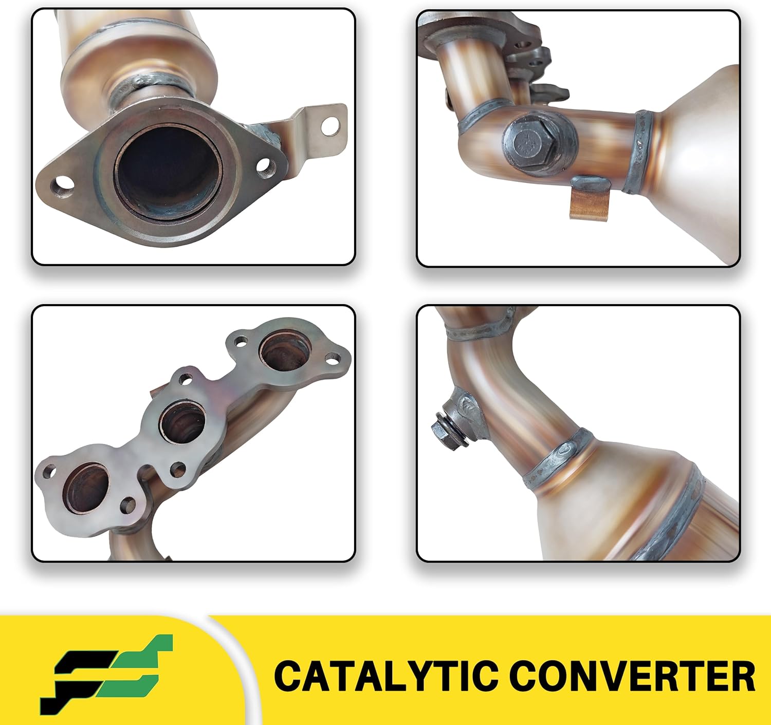 Catalytic Converter Compatible with Toyota Sienna 2004 2005 2006,Toyota Highlander 2004-2007 3.3L,Front Left only FWD,Replace 16392[EPA Compliant high flow standard]
