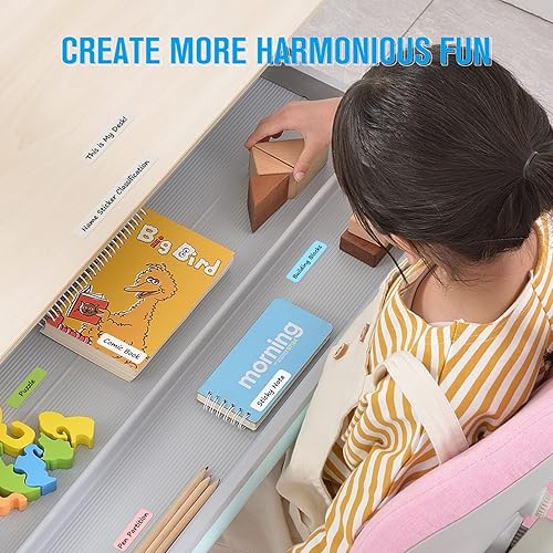 Miniatura 4 de PRT Qutie - Cinta para etiquetar adecuada para papel de etiquetas de impresión térmica, 1 rollo de 13 pies (13.1ft), compatible con la máquina de