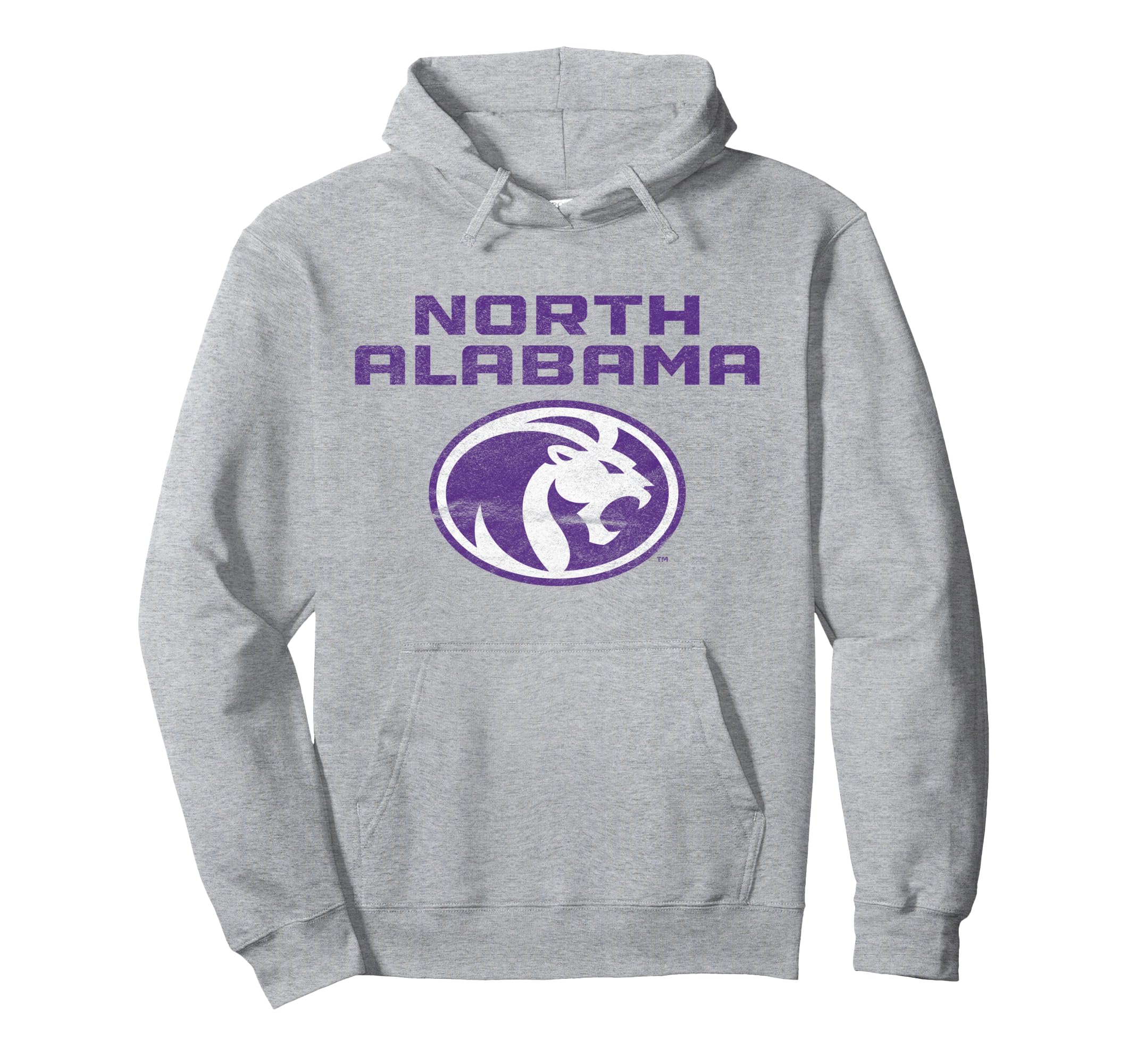 University of North Alabama UNA Lions Distressed Primary Pullover Hoodie