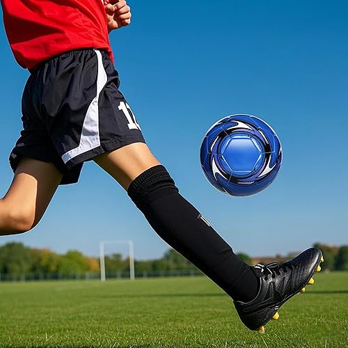 Miniatura 4 de Balón de fútbol Tamaño 3,4,5 PU suave con aguja de bolsa de fútbol para entrenamiento de práctica
