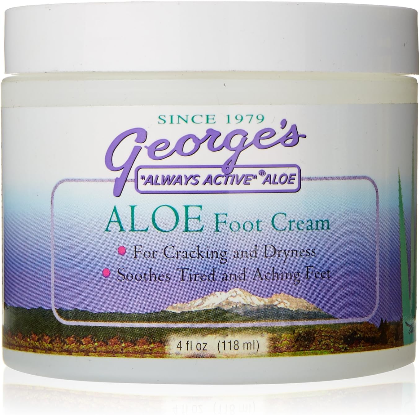 FantasiaGeorges Aloe Foot Cream, 4 Ounce