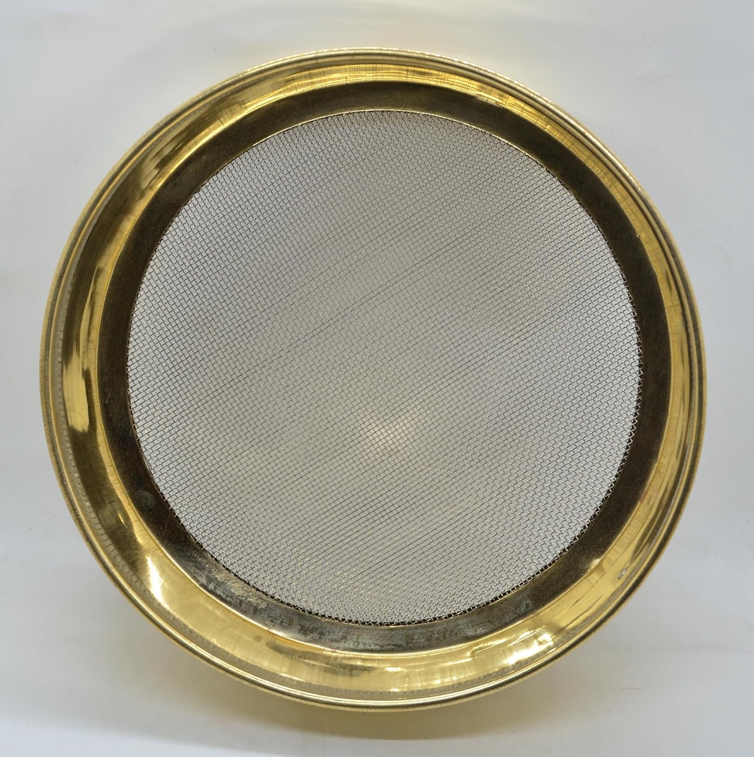 8-Inch Test Sieve (200 mm) with 1.18 mm Stainless Steel Mesh and Brass Frame By UK SURVEY INST-picture-20