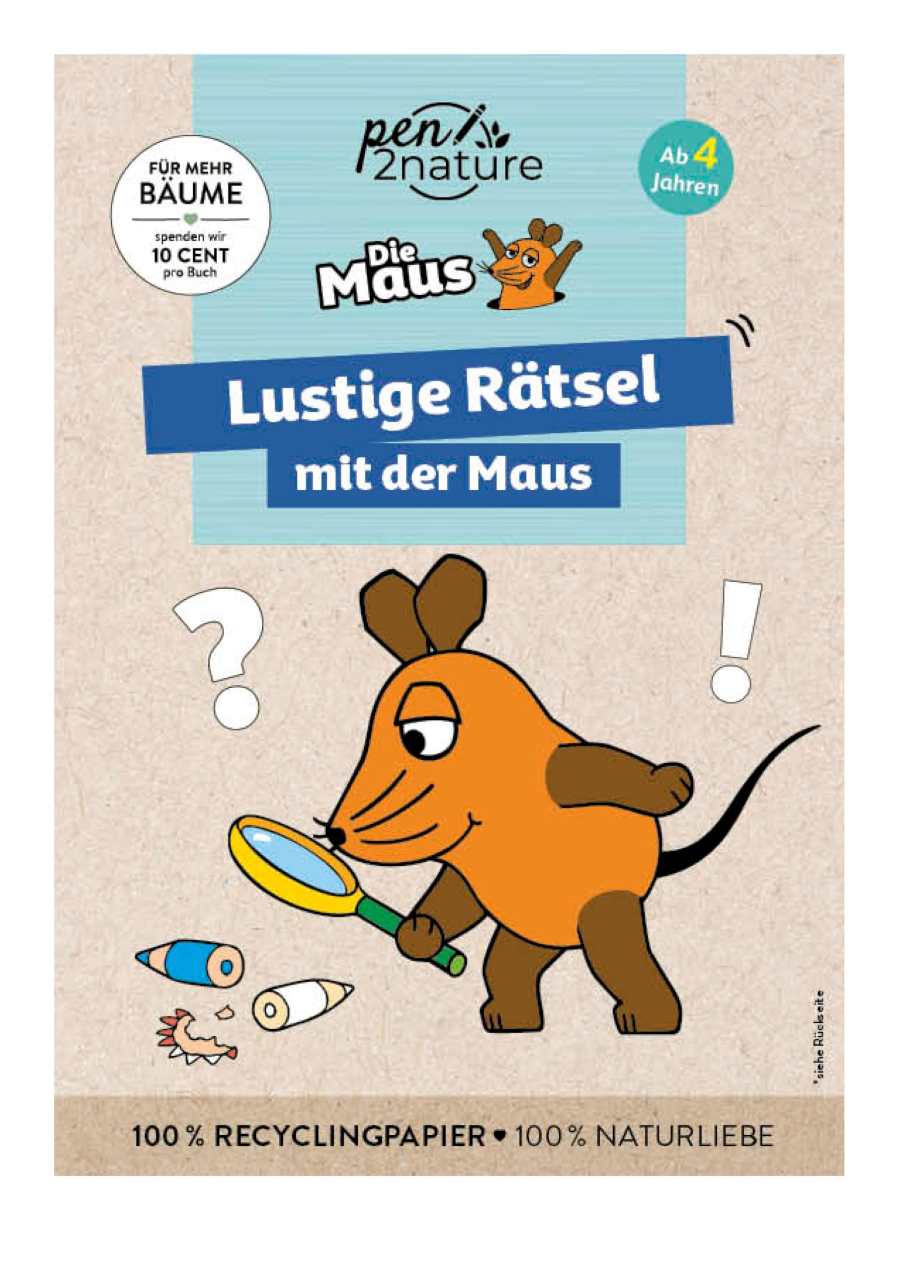 Lustige Rätsel mit der Maus. Bunter Rätselblock für Kinder ab 4 Jahren: Für kleine Fans der Sendung mit der Maus