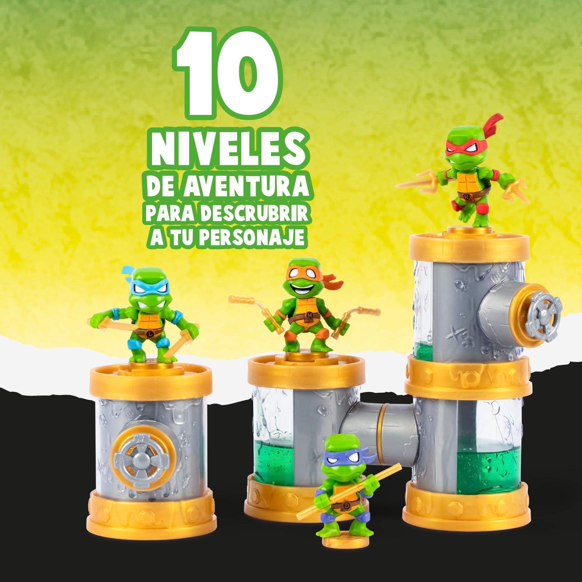 Treasure X - TX Sewer Tortugas Ninja con figura aleatoria, Rescata