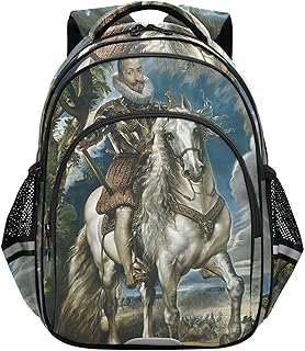 Joisal Backpack Rubens Equestrian Duke Lerma Kids Backpacks Student Travel School Kawaii Preschool Elementary BookPink