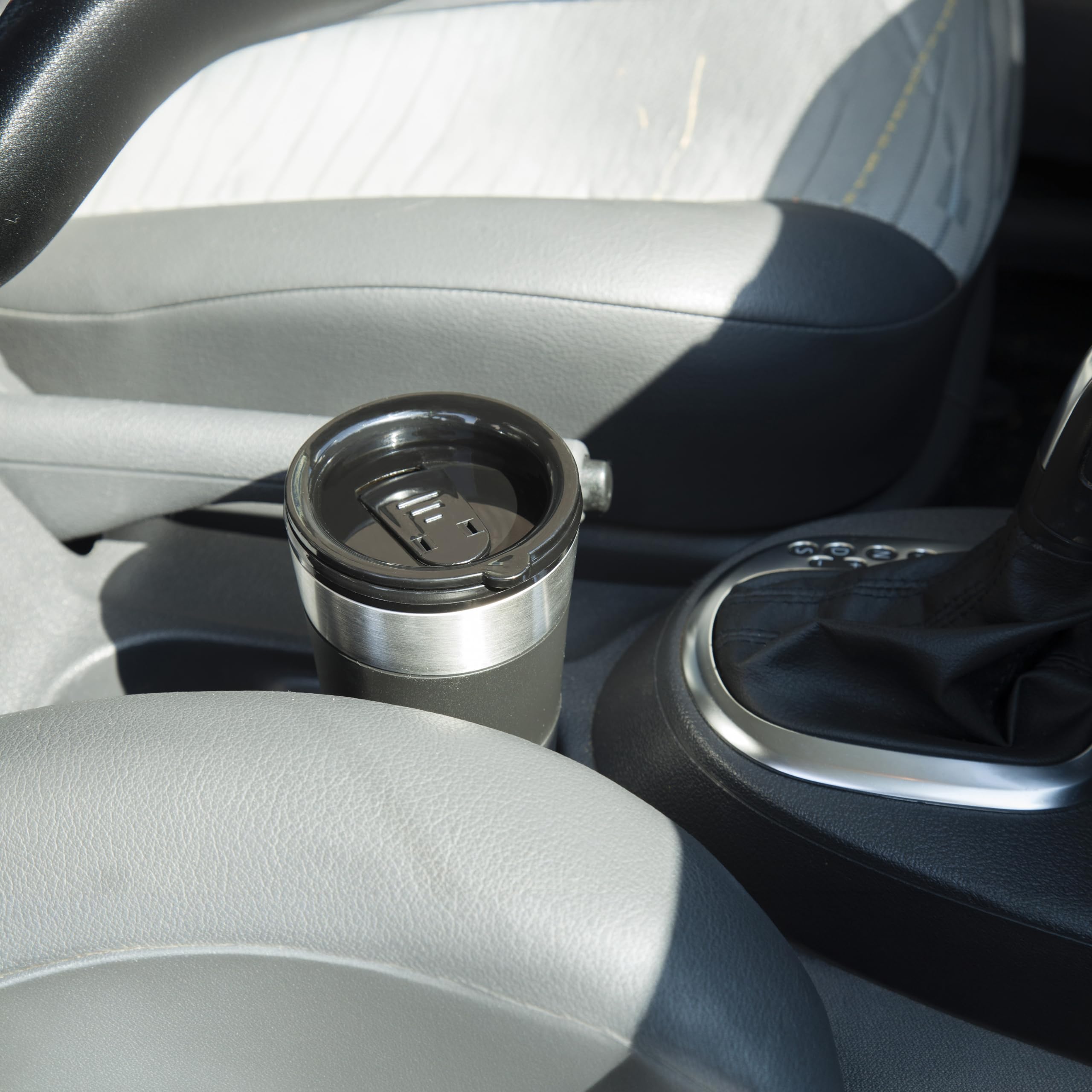 Bestron Cafetière avec tasse isotherme, Machine à café 750 W, Argent