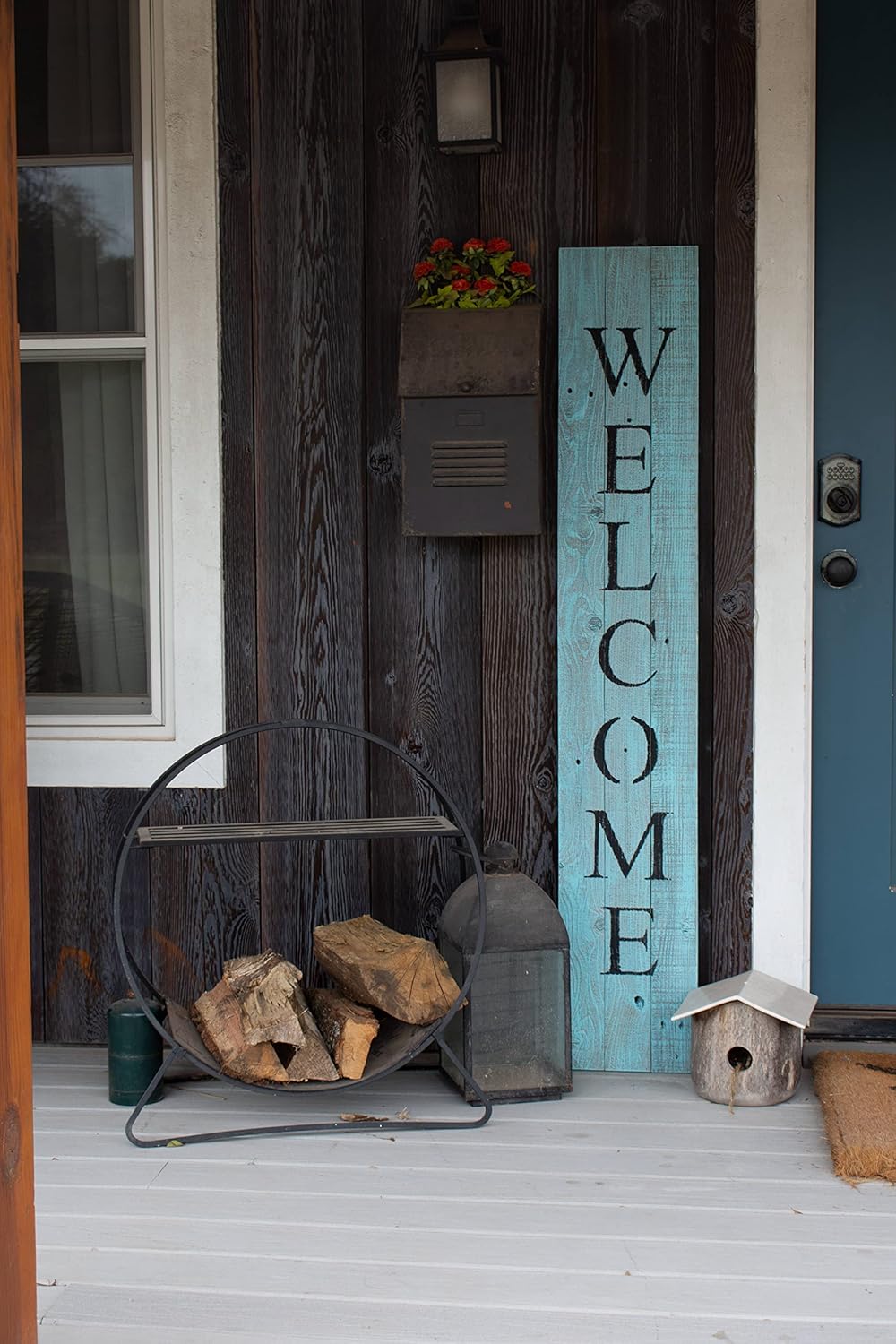 Amazon.com: BARNWOODUSA Wooden Welcome Sign for Front Door (5 Foot ...