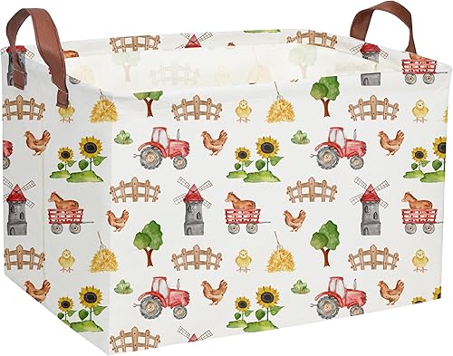 Miniatura 9 de Cesta para niños, cestas de animales, bonitos contenedores de almacenamiento rectangulares de juguetes, organizador de libros, decoración de