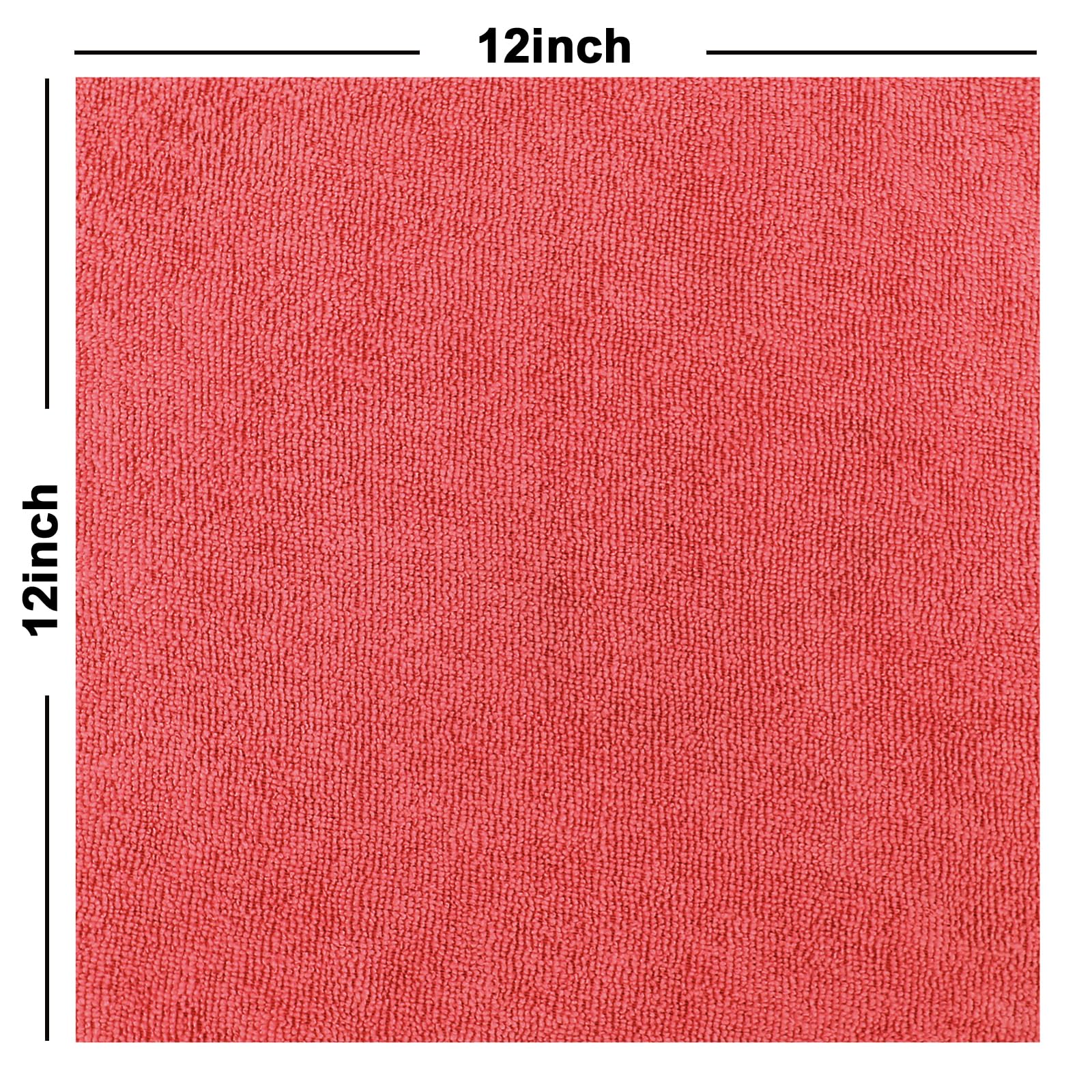 Tricol Clean Panno per la pulizia professionale in microfibra senza pelucchi, senza bordi, 50 pezzi, salviette assorbenti in microfibra in scatola dispenser per pulizia della casa, pulizia auto (30,5