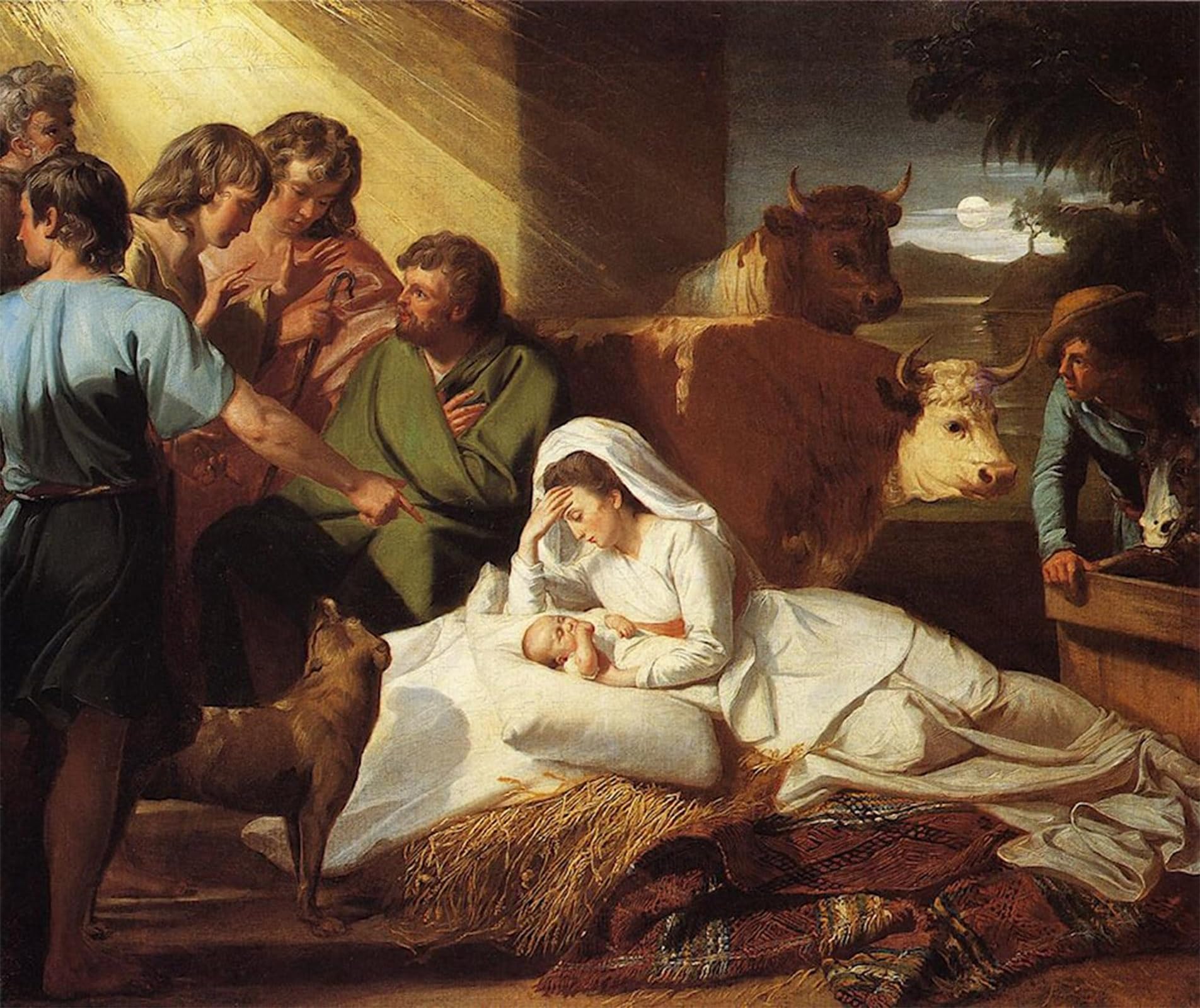 POSTERIIk Famous Print Pop Art Wall Art Graffiti the Nativity by John Singleton Copley Art Prints for Home Decor 60x90cm