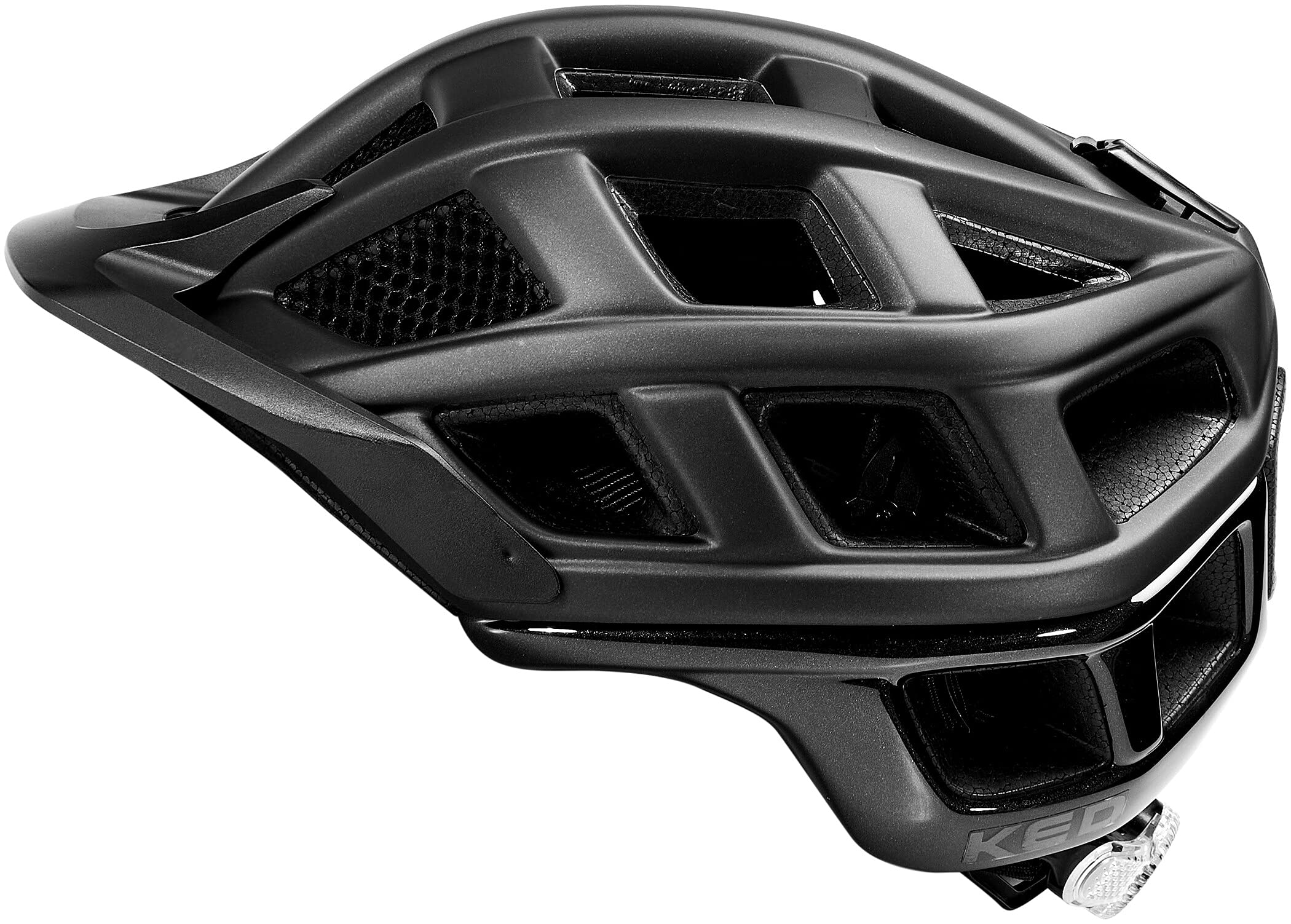 KED Crom, Casco da Bicicletta Unisex, Nero Opaco, M (52-58cm)