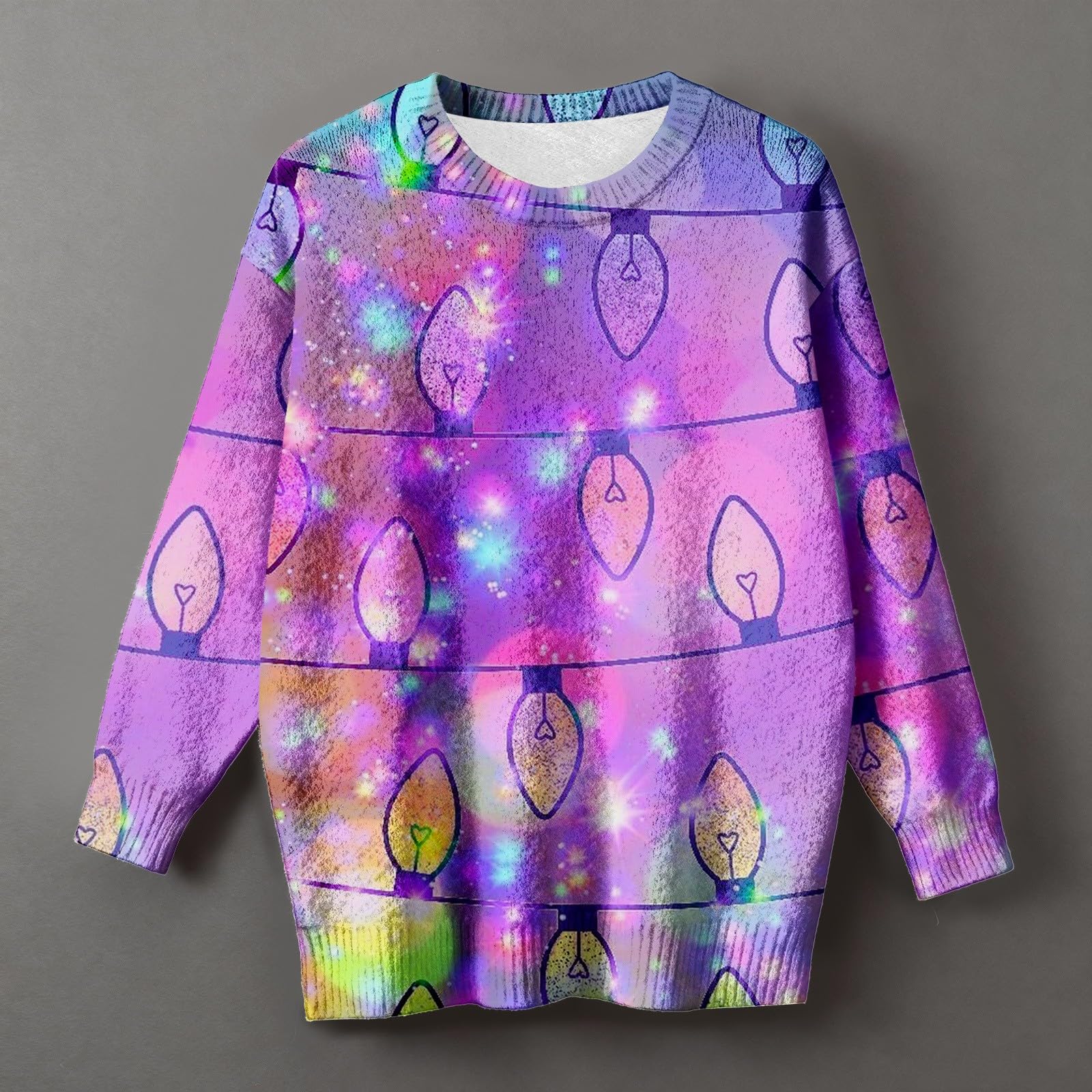Sweats de Noël assortis pour la famille, bonnet de Père Noël A-Z avec lettres imprimées de renne mignon, pull familial de Noël, chandail de vacances pour maman, papa et moi, tenues assorties de Noël