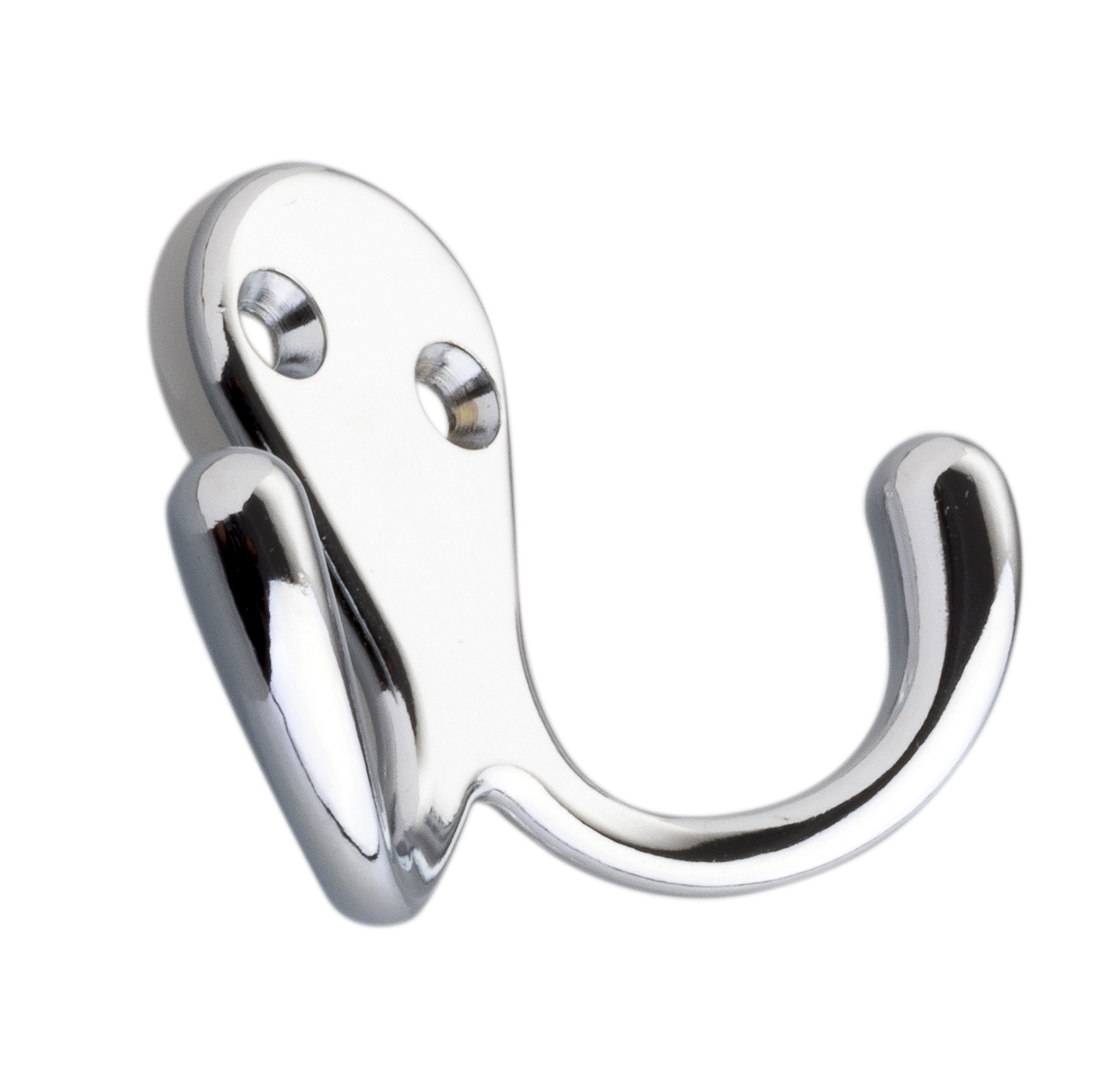 William Hopkins 11221SK Robin Diecast Chrome Plated Double Robe Hook