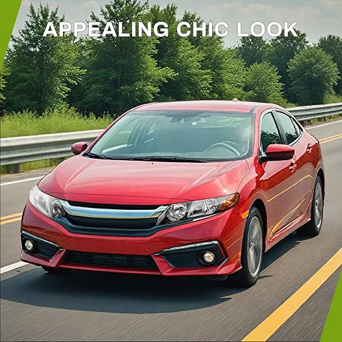 Miniatura 7 de Faros delanteros de repuesto para automóvil con lente ámbar, con carcasa color negro, modelo parecido al original (HO2502127, HO2503127)., carcasa